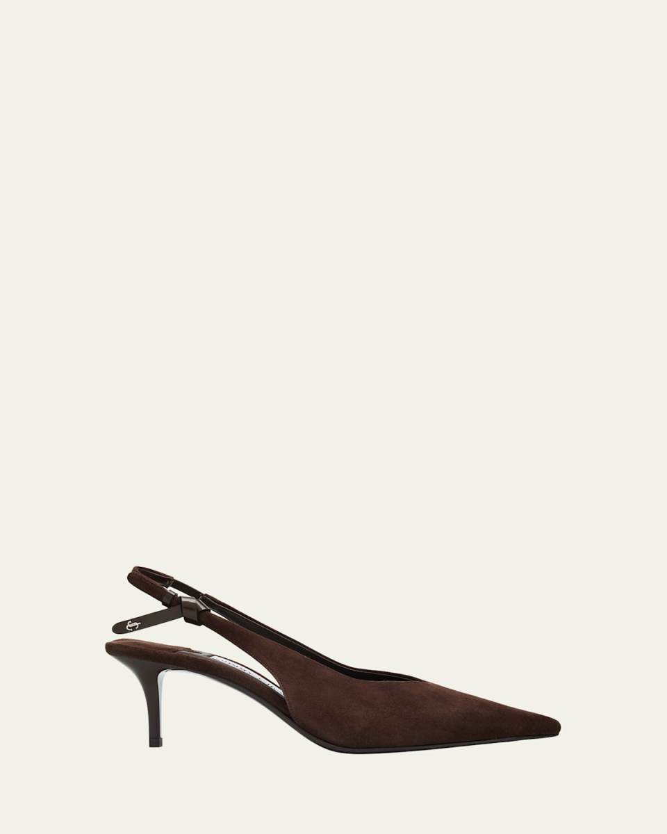 Camie 60 Suede Slingback Pumps